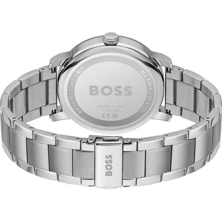 Hugo Boss Gray Stainless Steel Dress Watch Hugo Boss