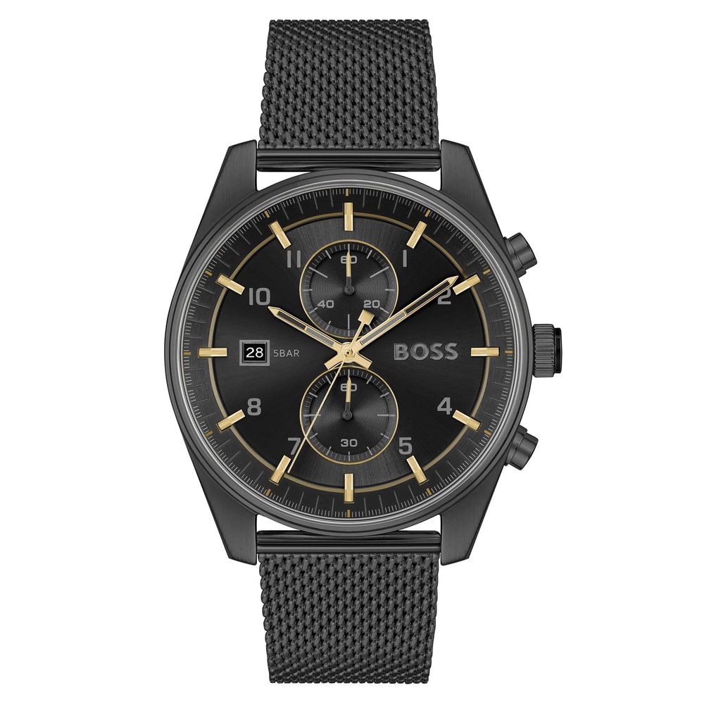 Hugo Boss Black Stainless Steel Dress Watch Hugo Boss