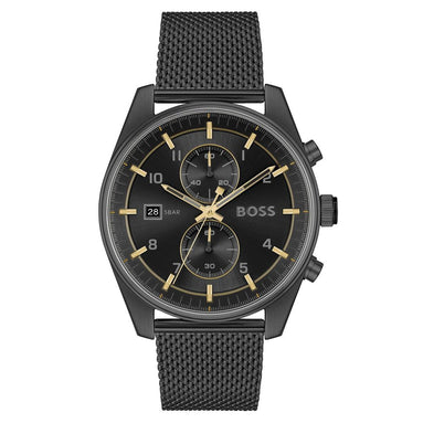 Montre habillée Hugo Boss en acier inoxydable noir