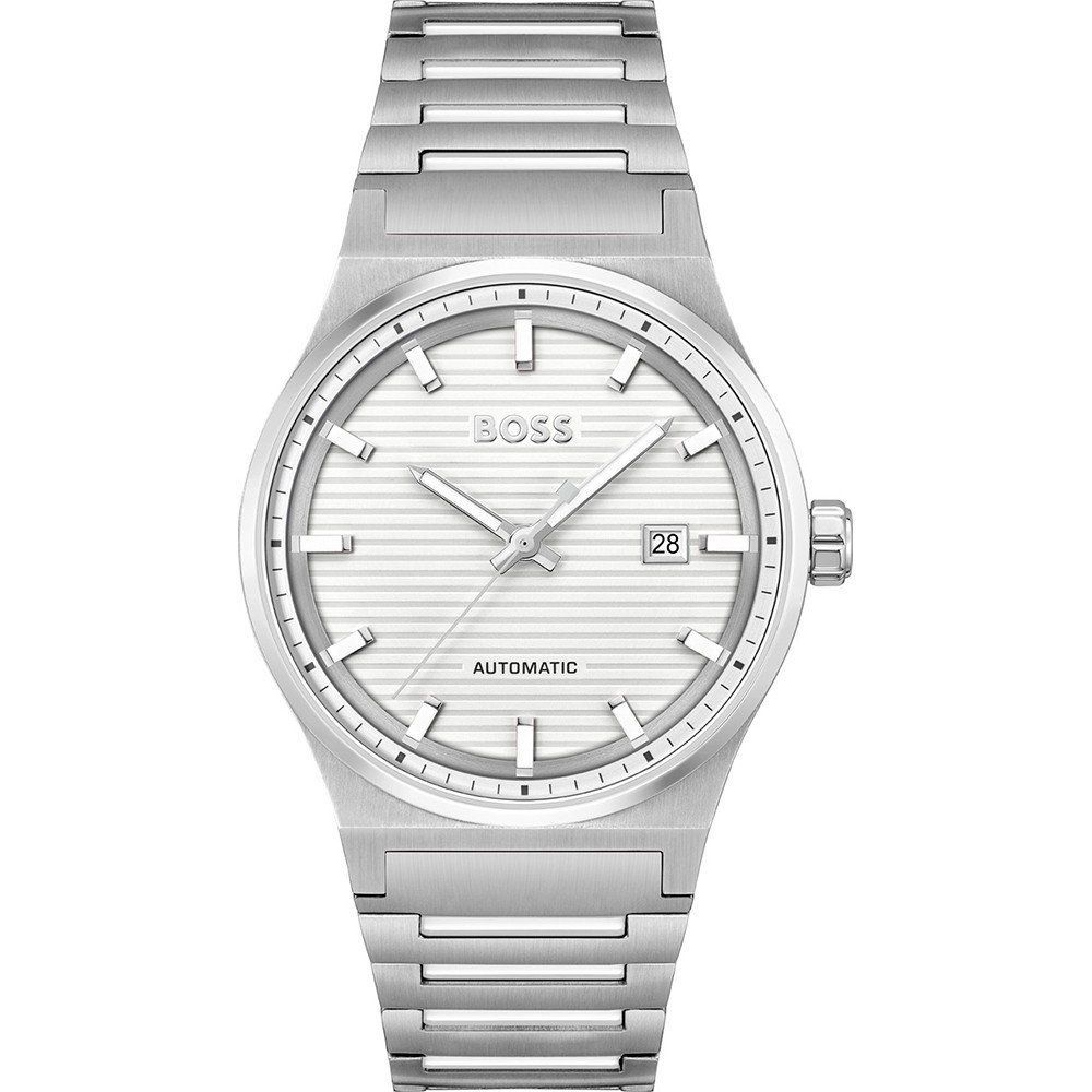 Hugo Boss Gray Stainless Steel Dress Watch Hugo Boss