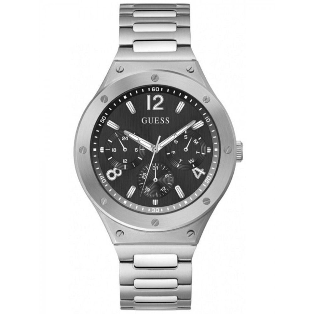 Guess Gray Stainless Steel Dress Watch Guess