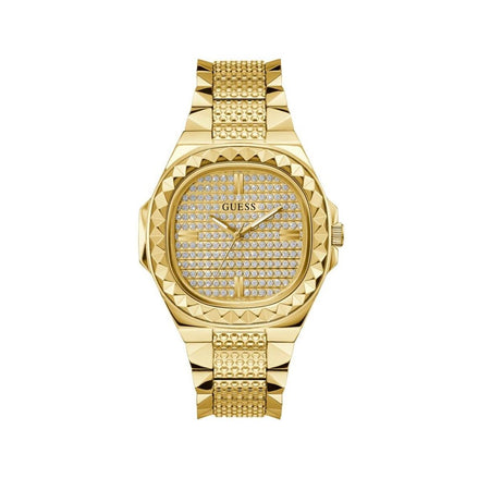 Guess Gold Stainless Steel Dress Watch Guess