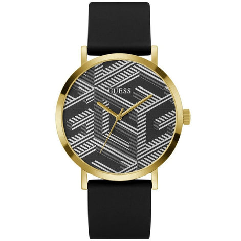 Guess Black Synthetic Dress Watch Guess