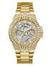 Guess Gold Stainless Steel Dress Watch Guess