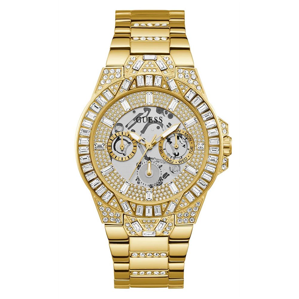Guess Gold Stainless Steel Dress Watch Guess
