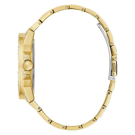 Guess Gold Stainless Steel Dress Watch Guess