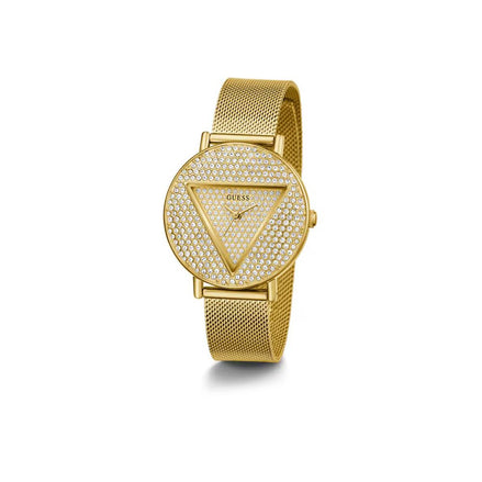 Guess Gold Stainless Steel Dress Watch Guess