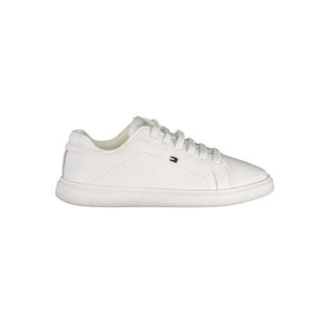 Tommy Hilfiger White Leather Women Sneaker Tommy Hilfiger
