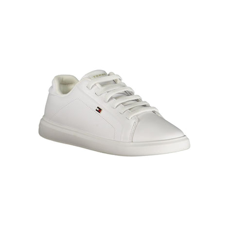 Tommy Hilfiger White Leather Women Sneaker Tommy Hilfiger