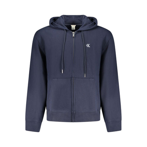 Calvin Klein "Blu Cotton Men's Hooded Sweatshirt" Calvin Klein