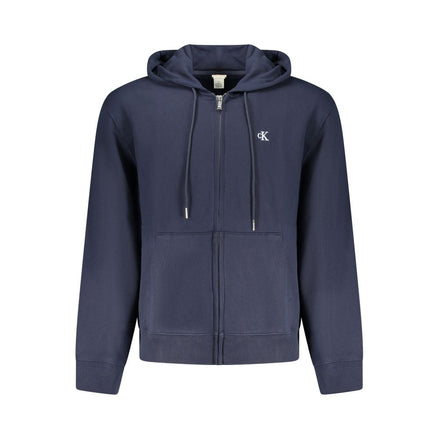 Calvin Klein "Blu Cotton Men's Hooded Sweatshirt" Calvin Klein