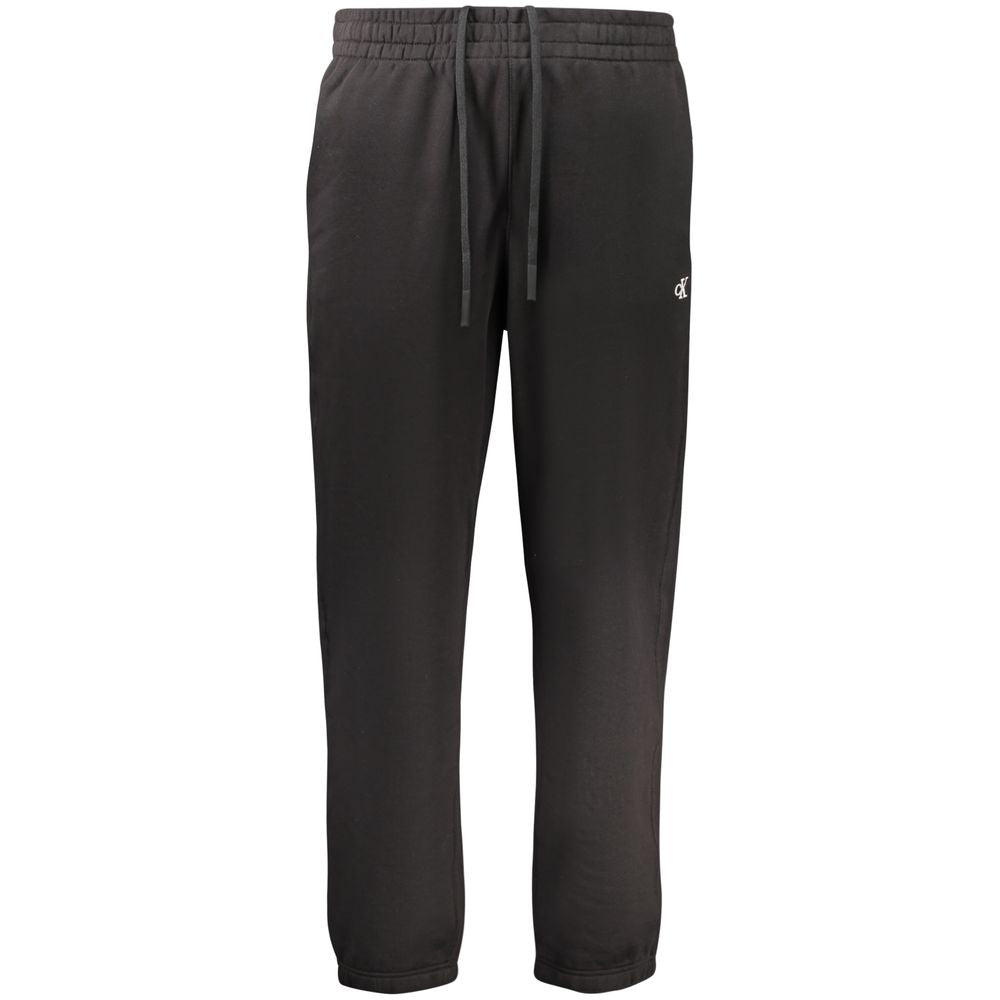 Calvin Klein Black Cotton Men's Sports Trouser Calvin Klein