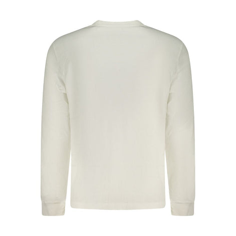 Calvin Klein White Cotton Men T-Shirt Calvin Klein