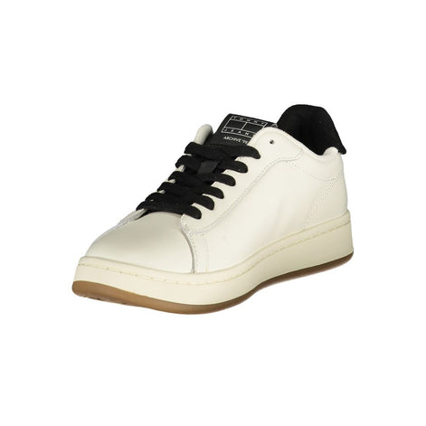 Tommy Hilfiger White Leather Women Sneaker Tommy Hilfiger