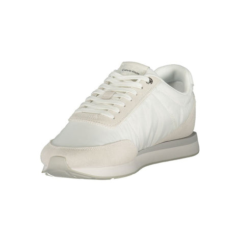 Calvin Klein White Polyester Men Sneaker Calvin Klein
