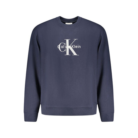 Calvin Klein Blue Cotton Men's Sweatshirt Calvin Klein