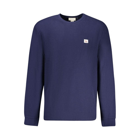 Calvin Klein Blu Cotton Mens Sweater Calvin Klein