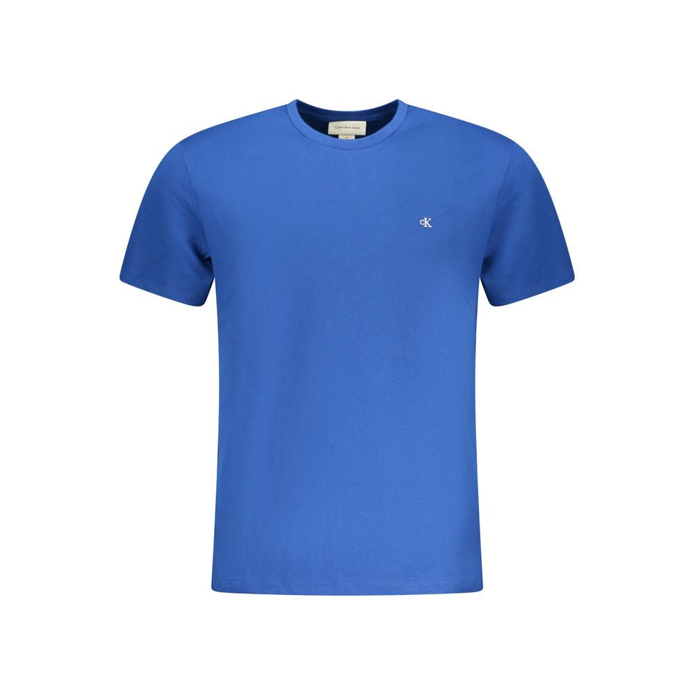 Calvin Klein Blue Cotton Men's T-Shirt Calvin Klein