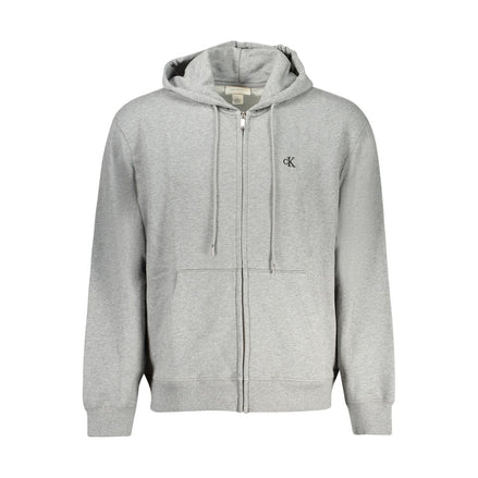 Calvin Klein Grigio Cotton Men Sweatshirt Calvin Klein