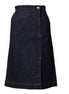 Dolce & Gabbana Dark Blue Cotton A-line Denim Midi Skirt Dolce & Gabbana