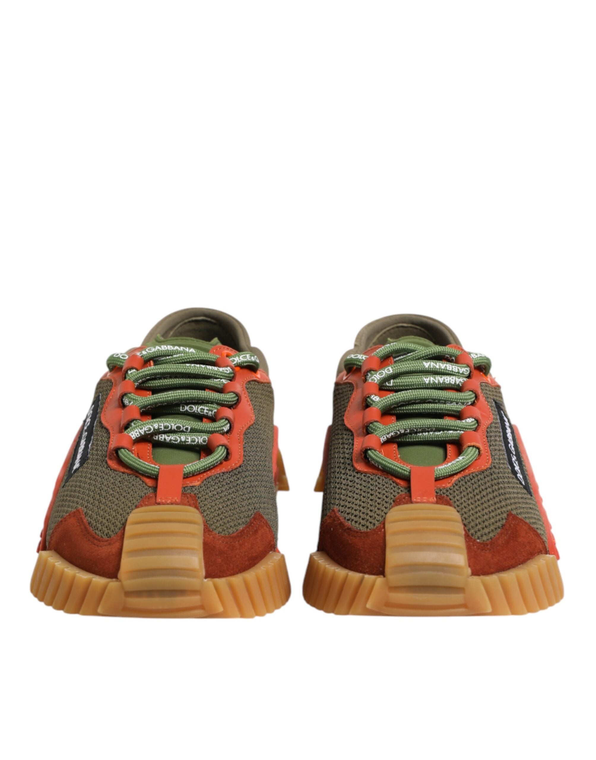 Dolce & Gabbana Multicolor Lace Up Low Top NS1 Sneakers Shoes Dolce & Gabbana