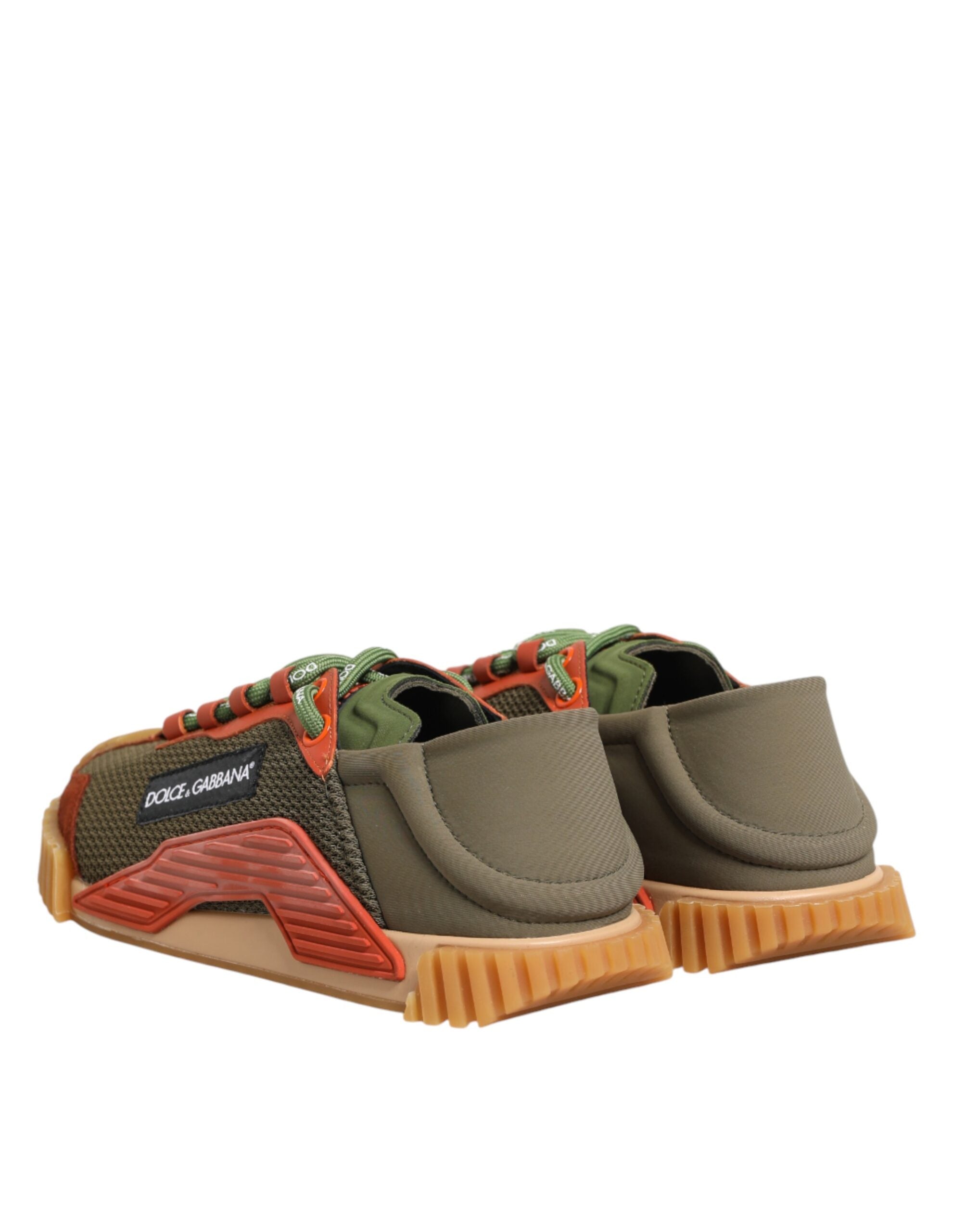 Dolce & Gabbana Multicolor Lace Up Low Top NS1 Sneakers Shoes Dolce & Gabbana