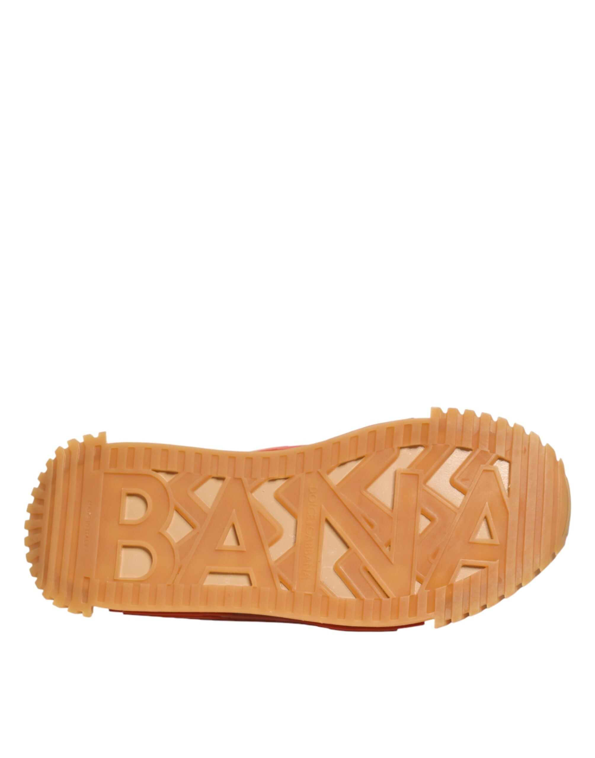 Dolce & Gabbana Multicolor Lace Up Low Top NS1 Sneakers Shoes Dolce & Gabbana