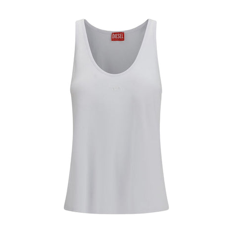 Diesel White Cotton Top Diesel
