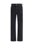 Diesel Black Cotton Relaxed Fit Jeans Diesel