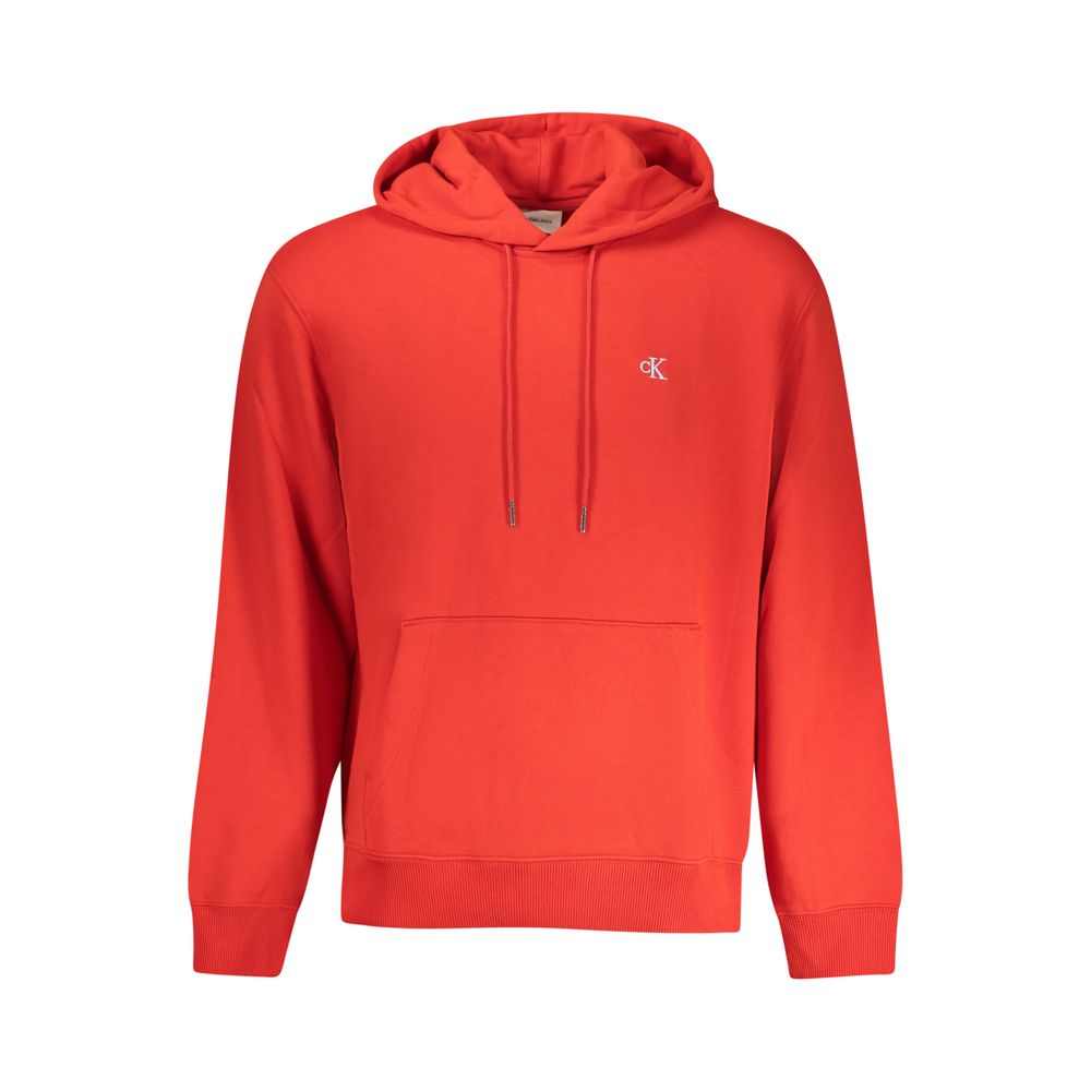 Calvin Klein Red Cotton Men Sweatshirt Calvin Klein
