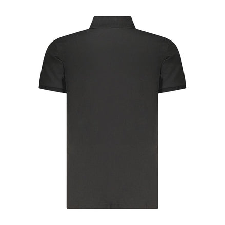 Calvin Klein Black Cotton Men Polo Shirt Calvin Klein