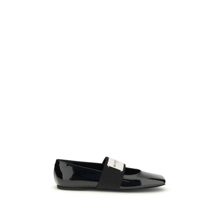Givenchy Black Leather Ballet Flats Givenchy
