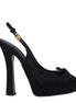 Dolce & Gabbana Black Satin High Heel Pumps Dolce & Gabbana