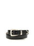 Khaite Black Calf Leather Bos Taurus Regular Belt Khaite