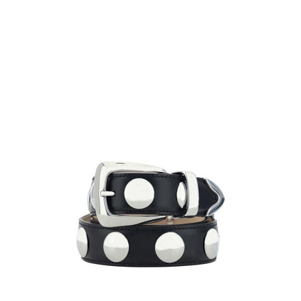 Khaite Black Calf Leather Bos Taurus Regular Belt Khaite