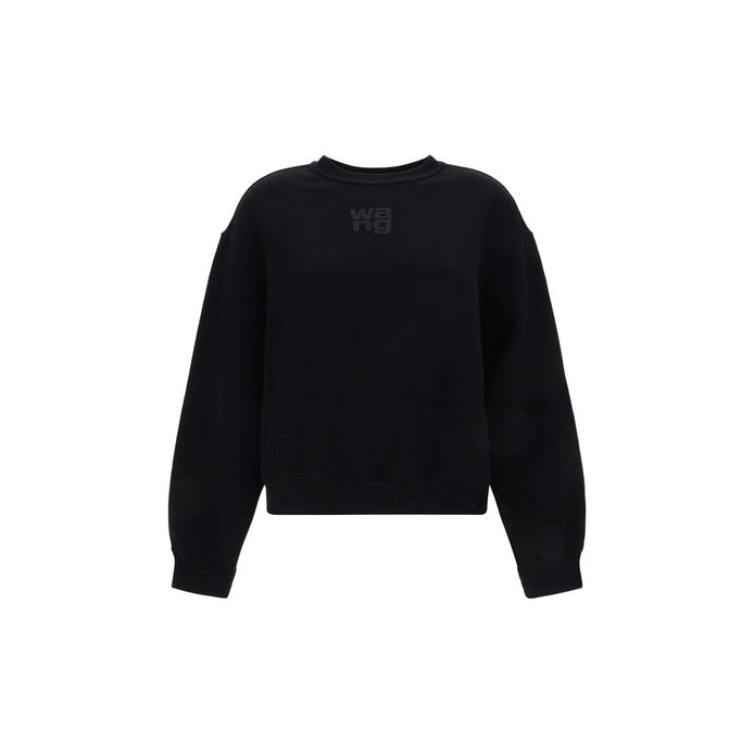 Alexander Wang Black Cotton Sweatshirt Alexander Wang