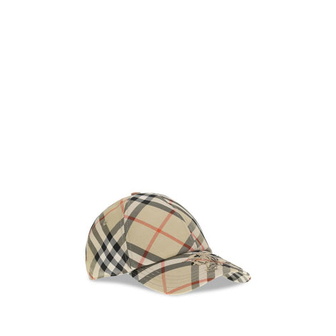 Burberry Beige Cotton Cap (Baseball Hat) Burberry