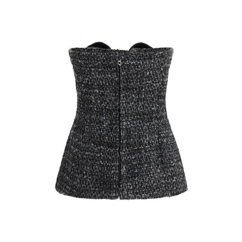 Diesel Gray Polyester Top Diesel