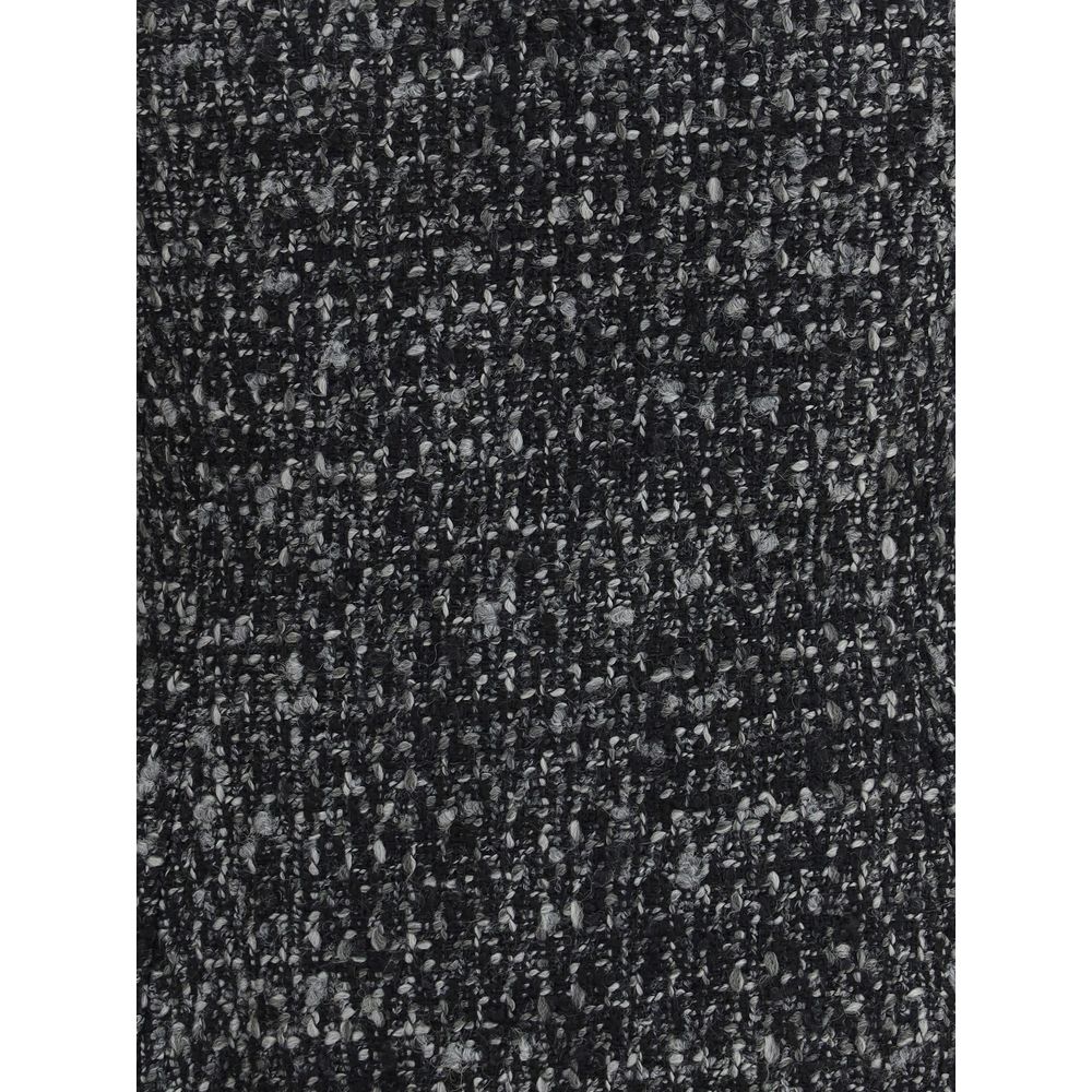 Diesel Gray Polyester Top Diesel