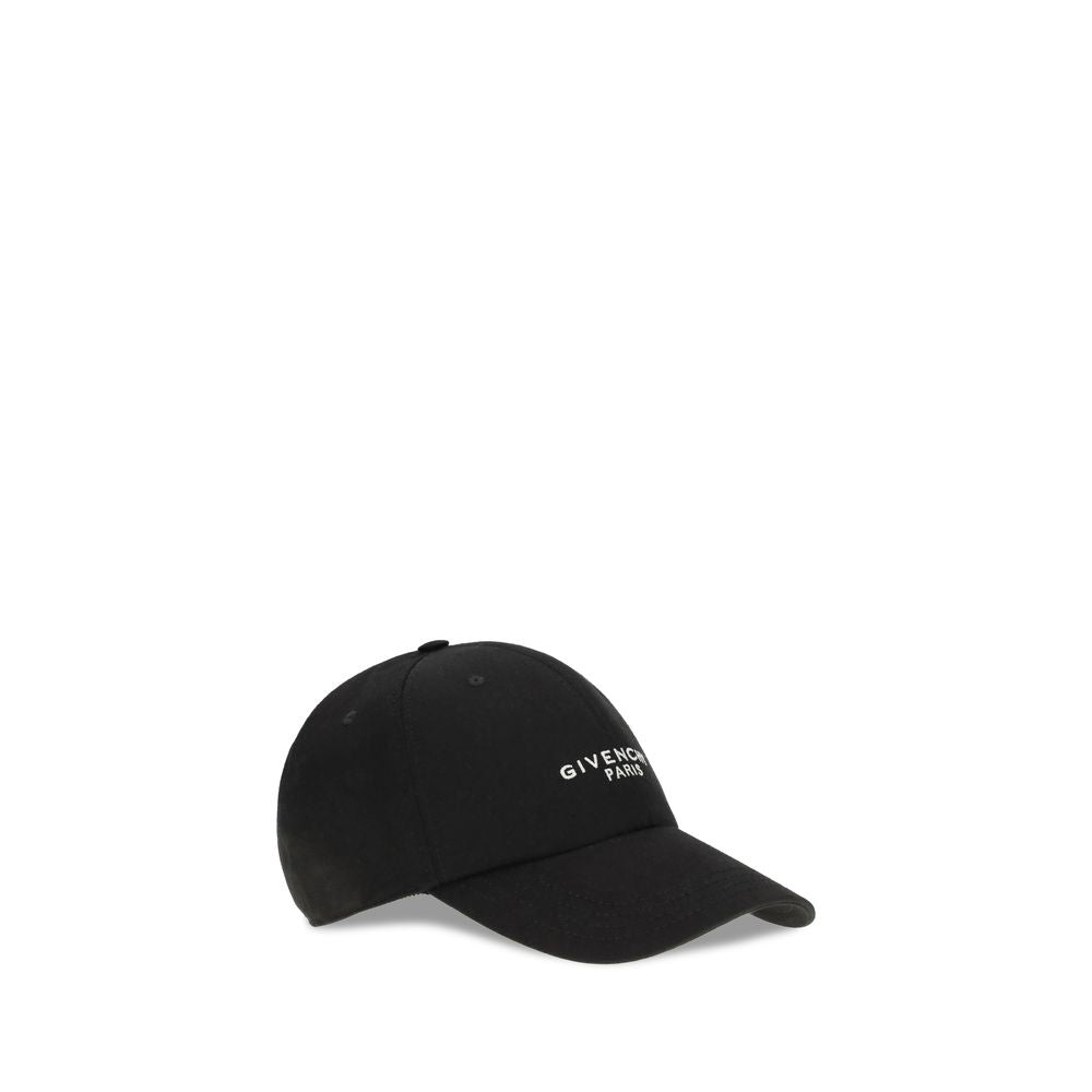 Givenchy Black Cotton Cap (Baseball Hat) Givenchy