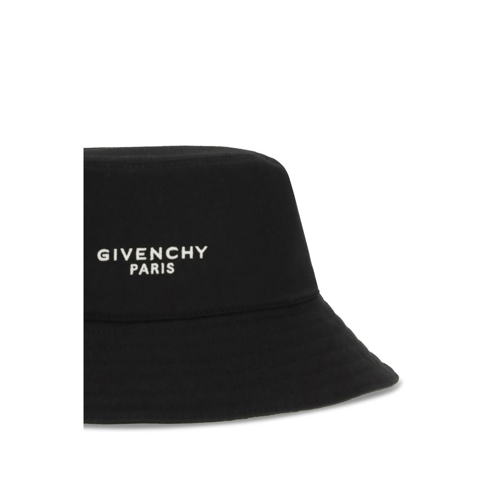 Givenchy Black Cotton Bucket Hat Givenchy
