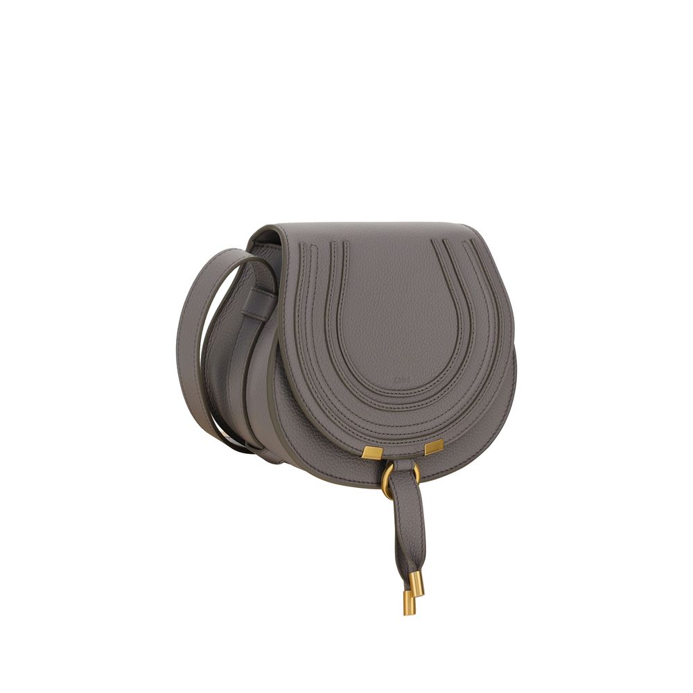 Chloé Gray Calf Leather Bos Taurus Shoulder Bag Chloé