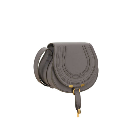 Chloé Gray Calf Leather Bos Taurus Shoulder Bag Chloé