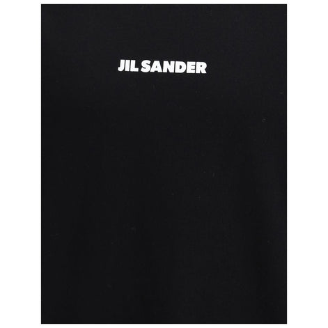 Jil Sander Black Cotton T-Shirt Jil Sander