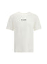 Jil Sander Cream Cotton T-Shirt Jil Sander