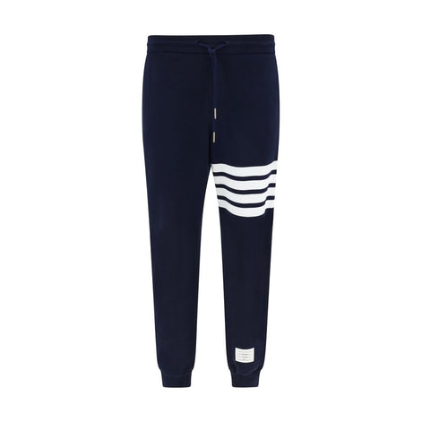 Thom Browne Blue Cotton Casual Pants Thom Browne