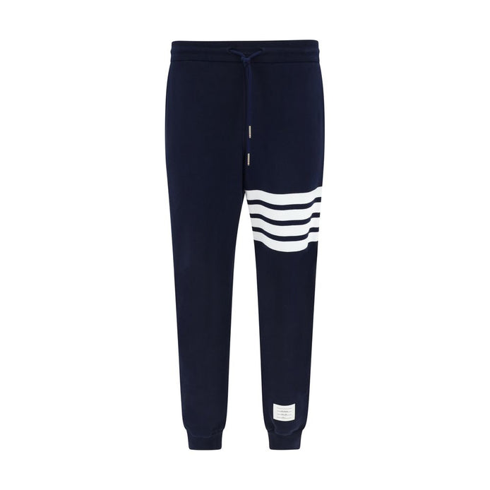 Thom Browne Blue Cotton Casual Pants Thom Browne
