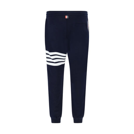 Thom Browne Blue Cotton Casual Pants Thom Browne