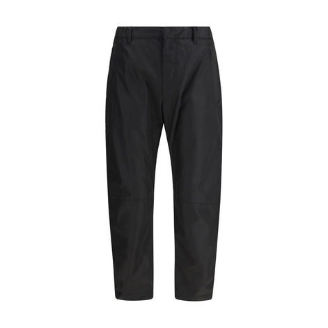 Prada Black Recycled Polyamide Casual Pants Prada