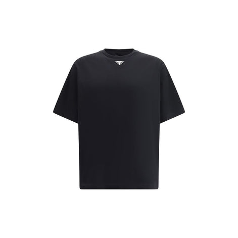Prada Black Cotton T-Shirt Prada